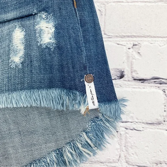 New One Teaspoon High Waist Bonita Shorts Cut Off Distressed Size 29